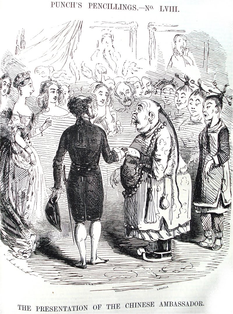 ‘The Presentation of the Chinese Ambassador’ (John Leech, December 17th, 1842)