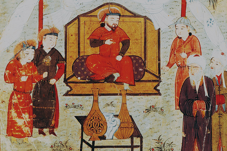 Hulegu Khan, from Rashid al-Din's History of the World, c.1306-11.