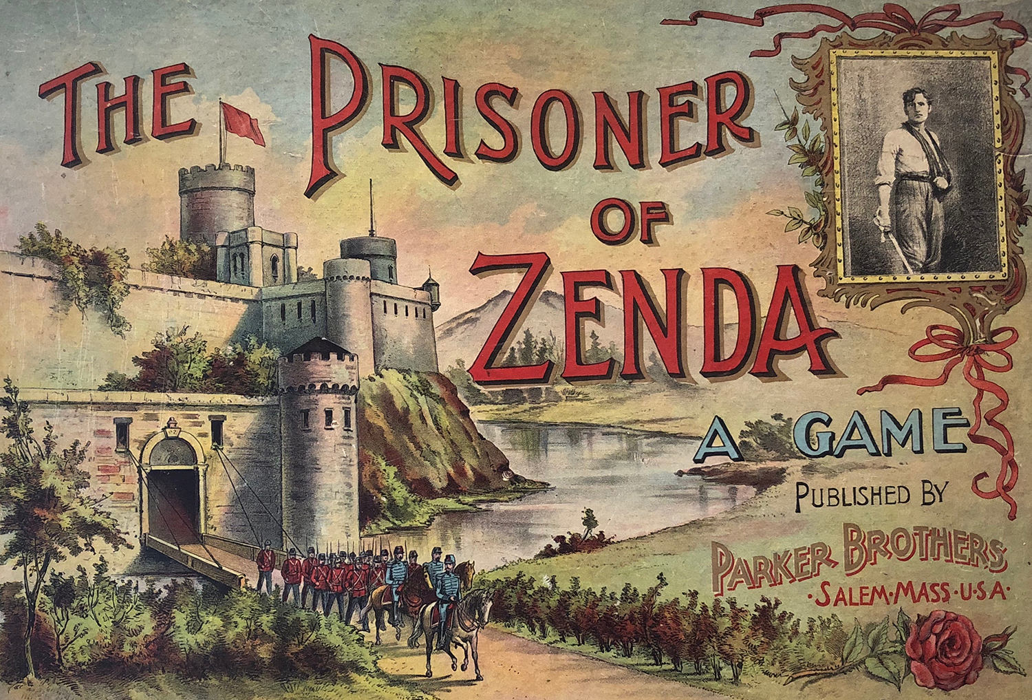 Board game version of The Prisoner of Zenda, 1896.