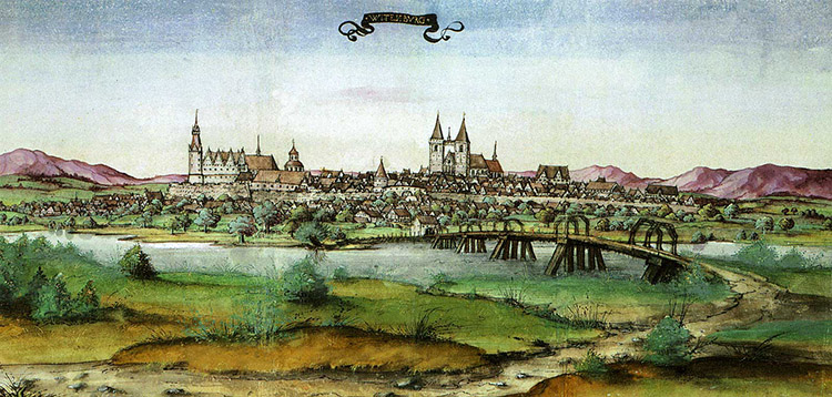 Wittenberg at the time of Luther. Wiki/Creative Commons