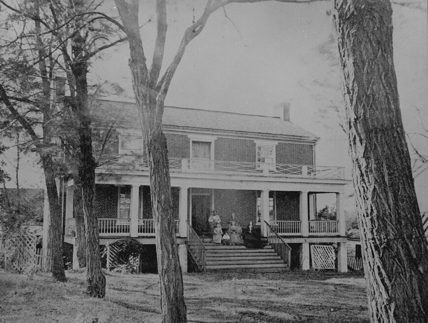 McLean house where General Lee surrendered. Appomattox Court House, Va., April 1865. Photographed by Timothy H. O'Sullivan.