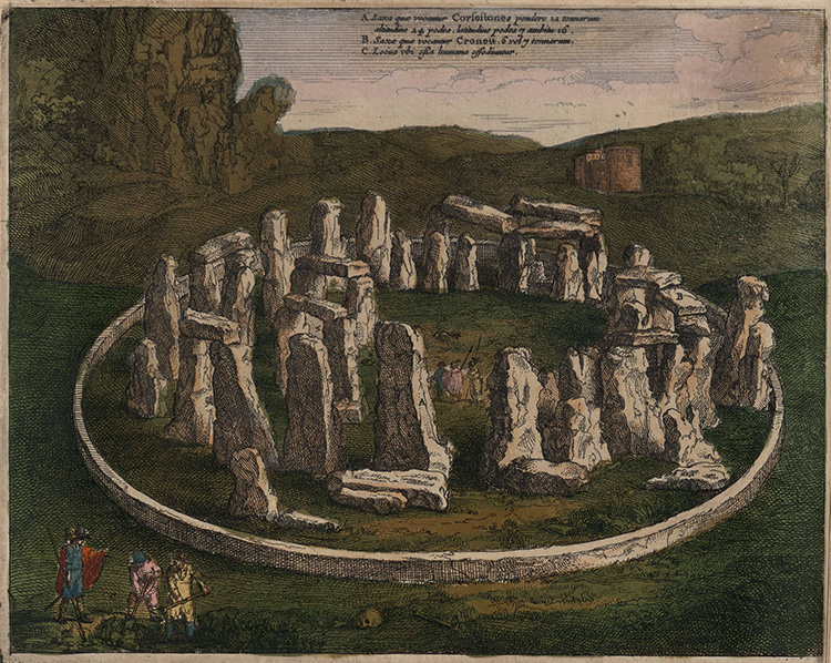 In Memoriam? Stonehenge by Jan Janssonius, 1646.