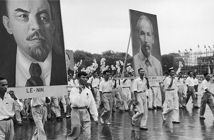 Independence celebration in Hanoi, 1954. Copyright Edouard Boubat/Getty Images