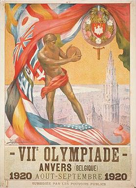 Poster for the Antwerp Olympics in 1920