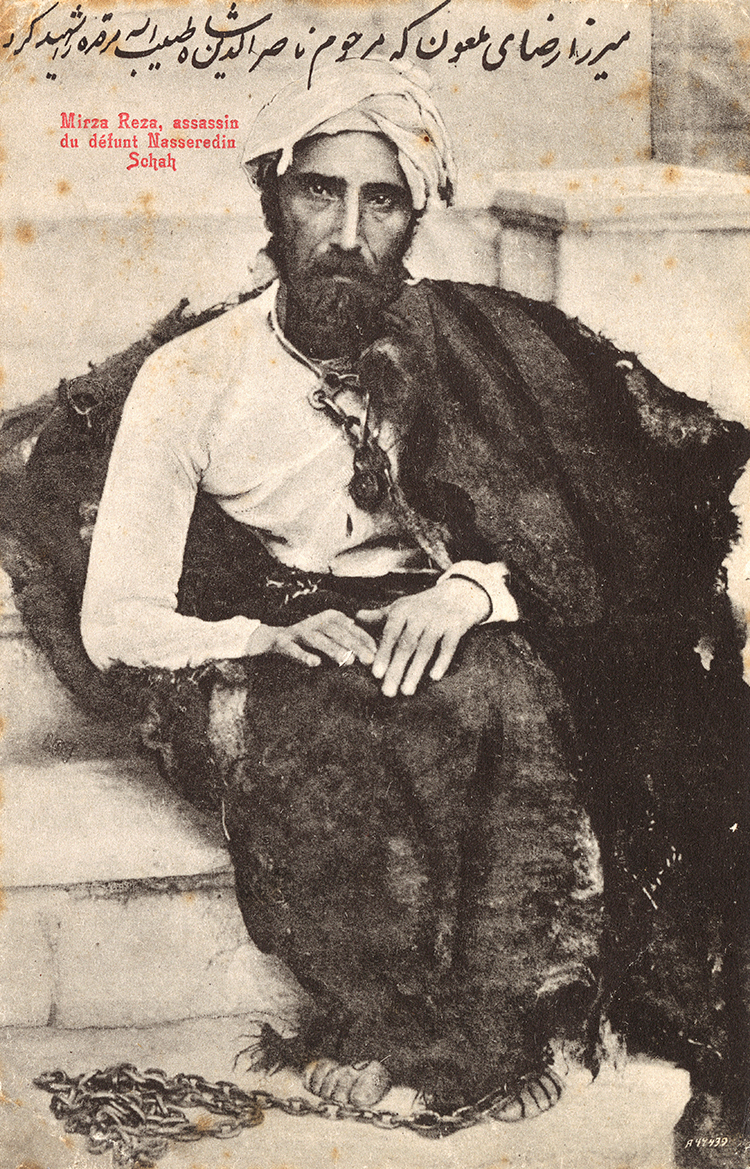 Mirza Reza Kermani, 1896.