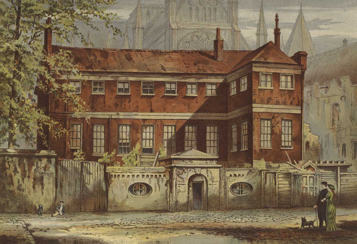Ashburnham House, Old London, by Waldo Sargeant, 1900 © Bridgeman Images.