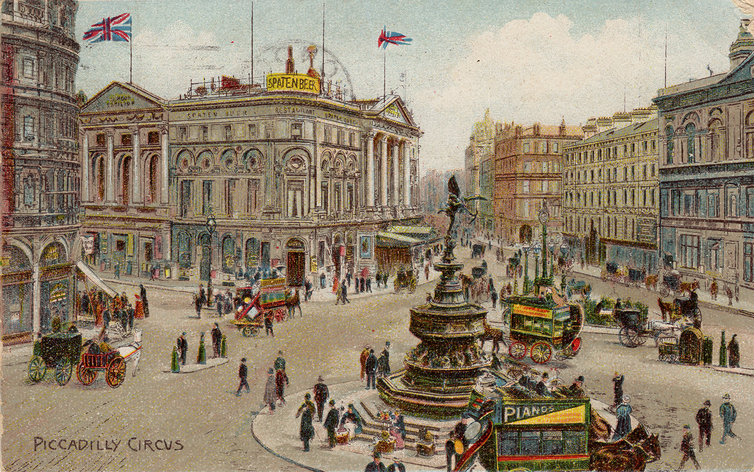 Piccadilly Circus, author's collection. 