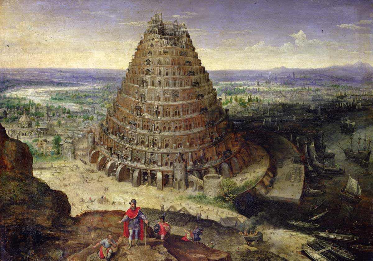 The Tower of Babel, by Lucas van Valckenborch, 1594 © Bridgeman Images.