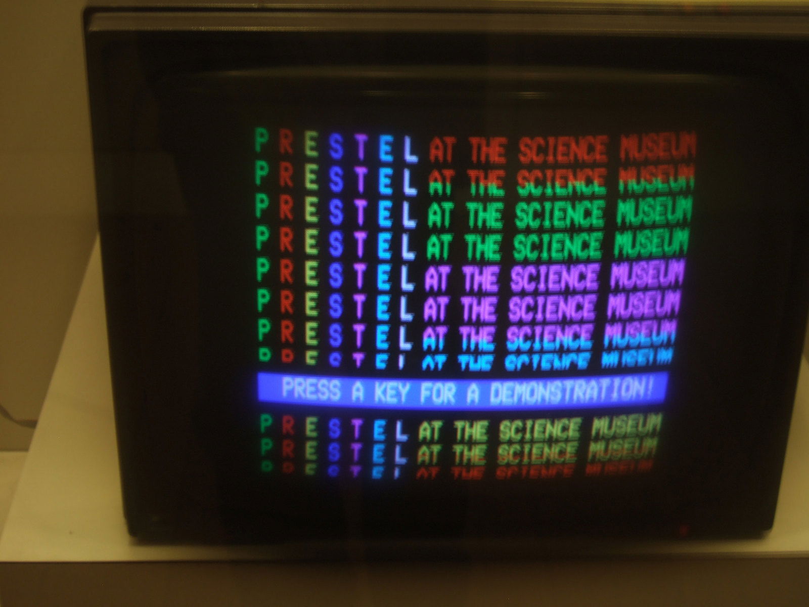 A Prestel display at the Science Museum, 2009. John Greenaway (CC BY-SA 2.0)