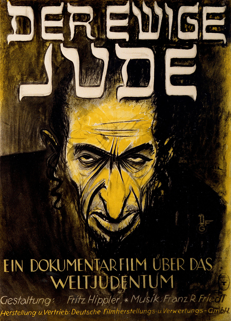 Poster for The Eternal Jew by Hans Herbert Schweitzer.