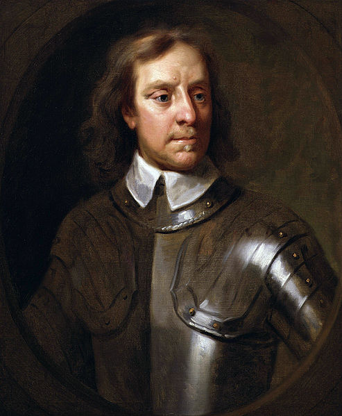 Portrait of Oliver Cromwell by Samuel Cooper