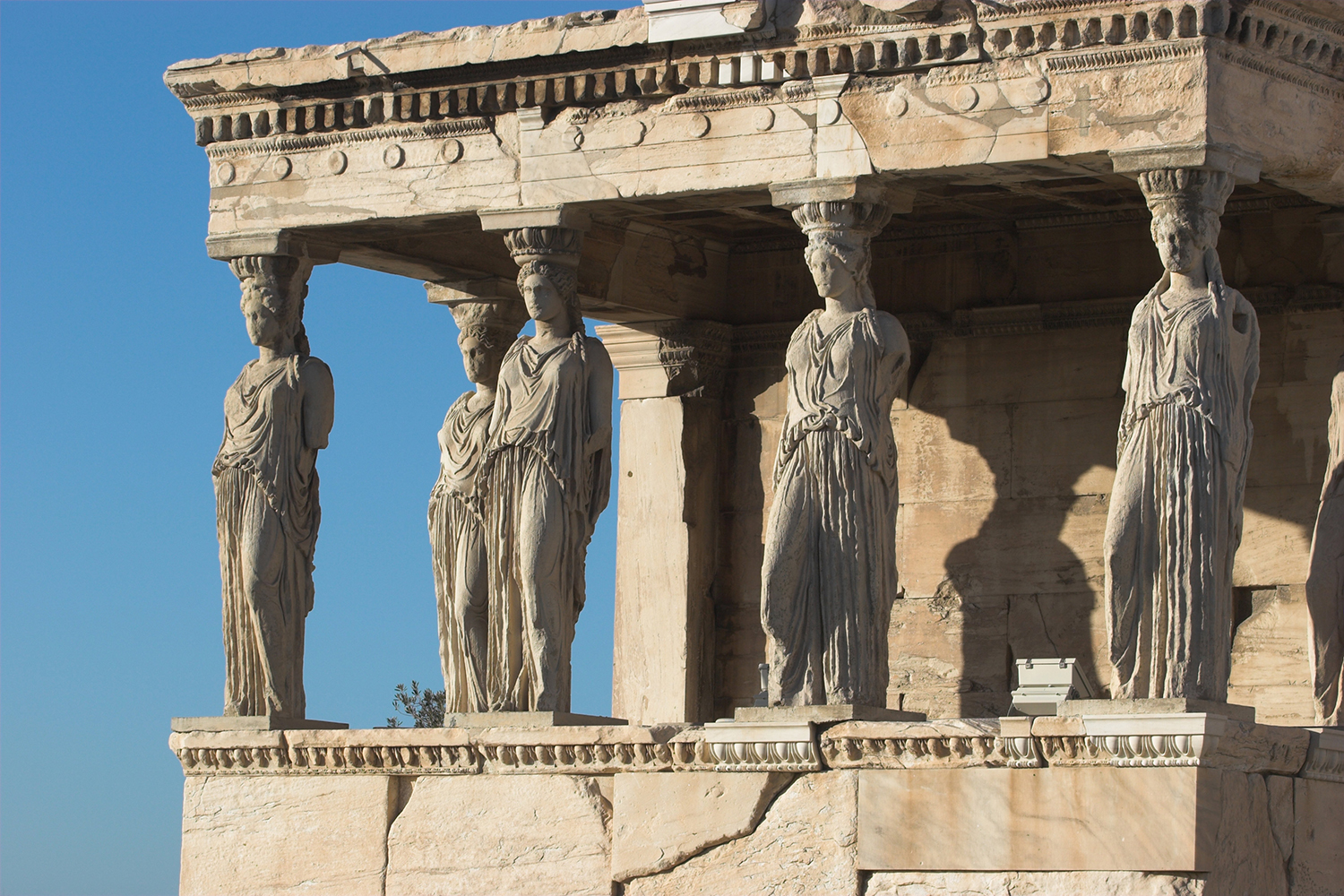 The Caryatid Porch of the Erechtheion, Athens.