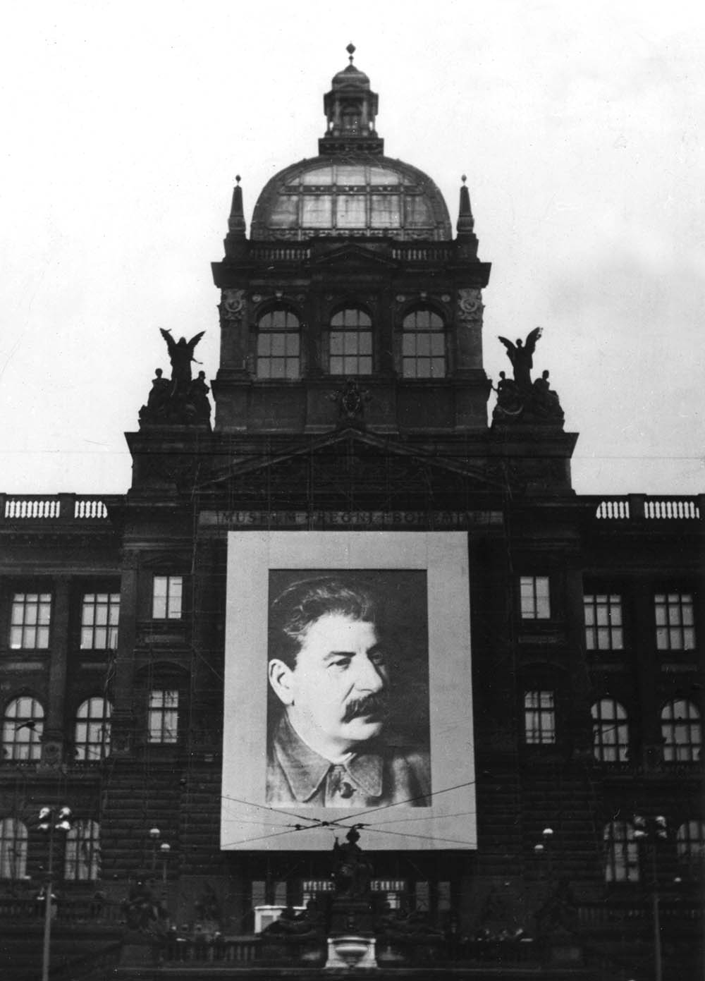 Stalin propaganda in Prague, c.1950.