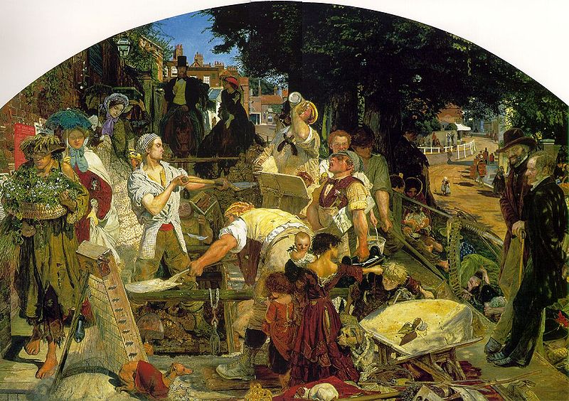 'Work' by Ford Maddox Brown, 1852-65