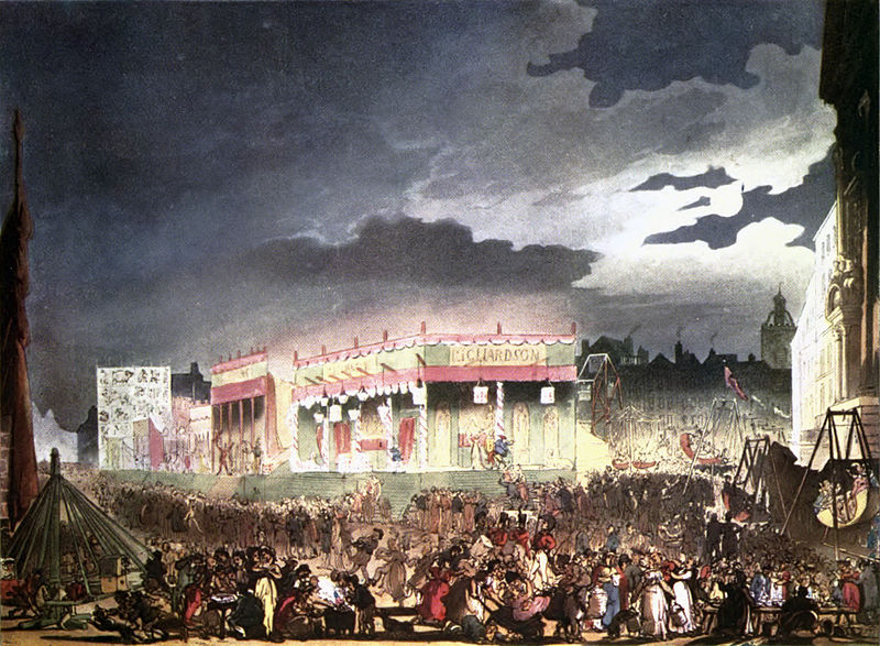 Bartholomew Fair as illustrated in 1808