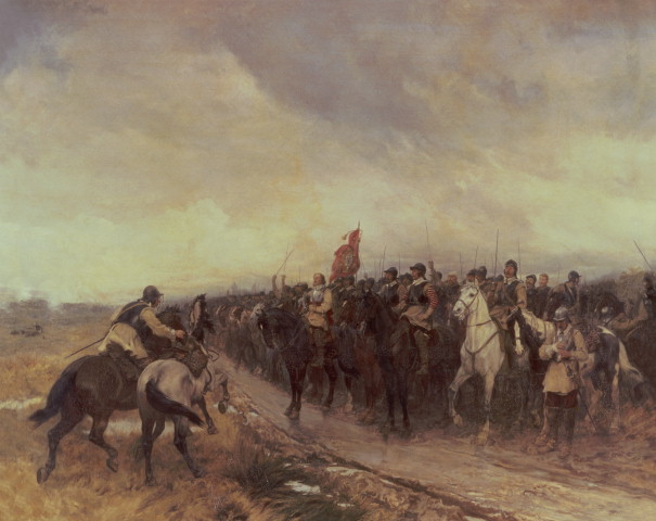 "Cromwell at Dunbar", by Andrew Carrick Gow