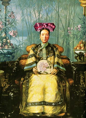 Portrait of Tzu-hsi by Hubert Vos, 1906