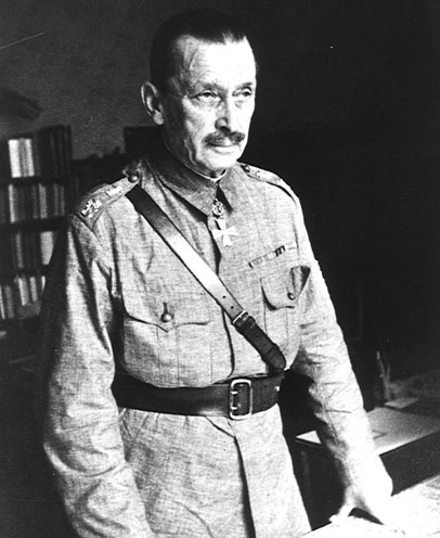 Field-Marshal Mannerheim, who led the Finnish resistance to the Soviet armies, in 1941