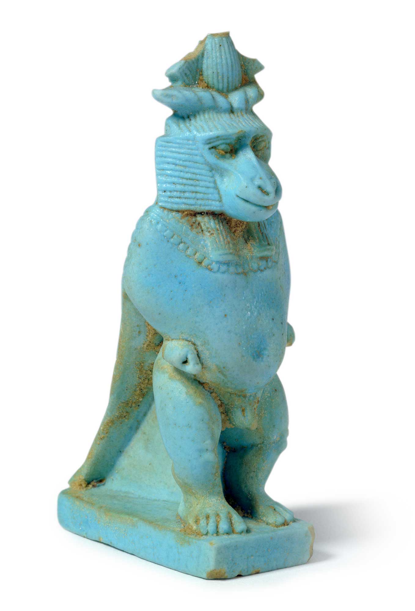 Egyptian monkey statue, c. first century AD. Courtesy The Metropolitan Museum of Art