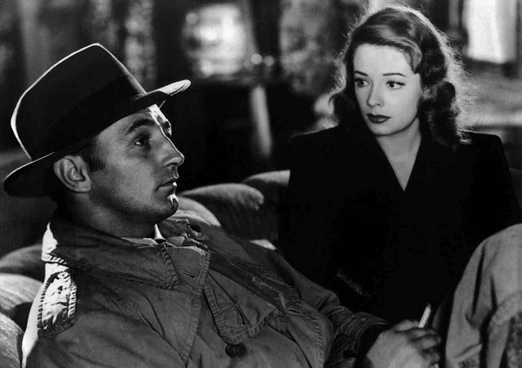 Robert Mitchum and Jane Greer in Out of the Past, 1947.