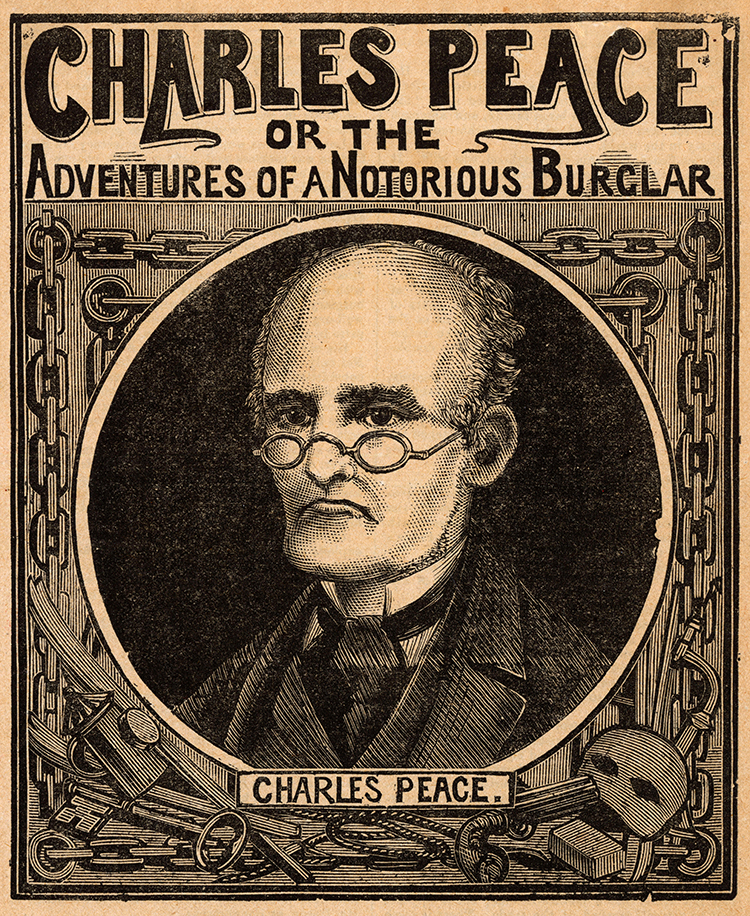 Frontispiece of Charles Peace, or the Adventures of a Notorious Burglar, 1879.