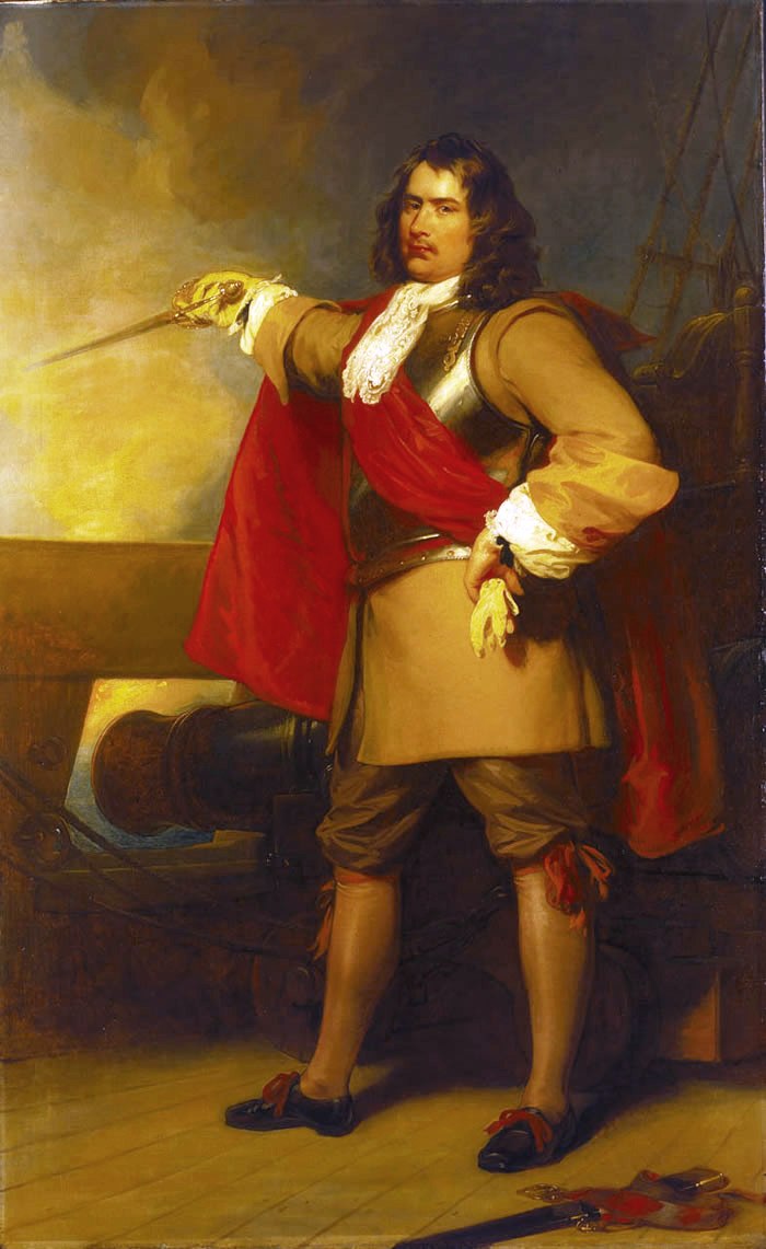 Robert Blake, General at Sea, 1599–1657 by Henry Perronet Briggs, painted 1829.