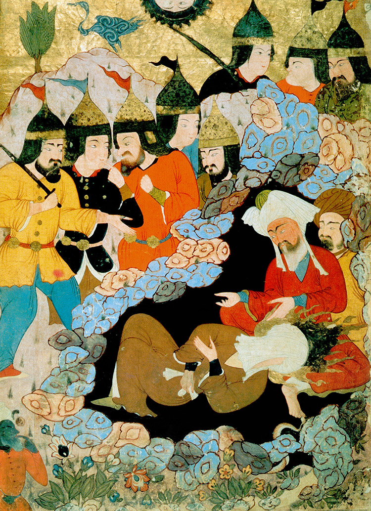 Muhammad and Abu Bakr, 17th century.