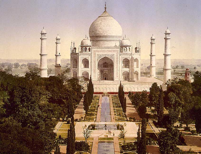 Agra, Taj Mahal. Photochrom, c.1890. Library of Congress.