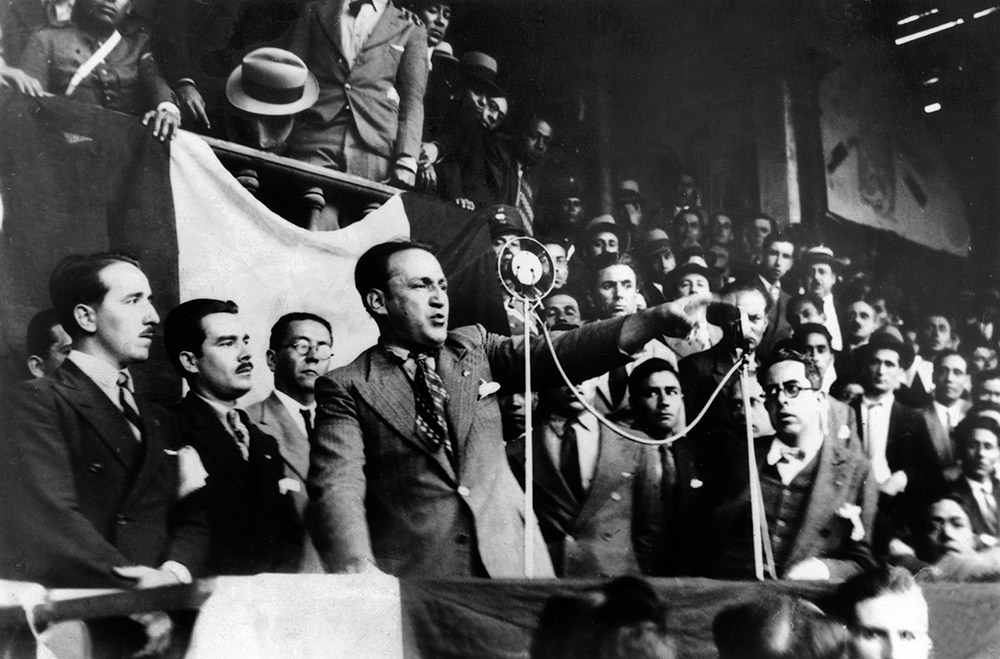 Víctor Raúl Haya de la Torre, founder of APRA, as a candidate in the Peruvian presidential election, 22 November 1933. (Getty Images)