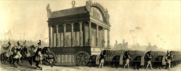 Nineteenth century depiction of Alexander's funeral procession based on the description of Diodorus