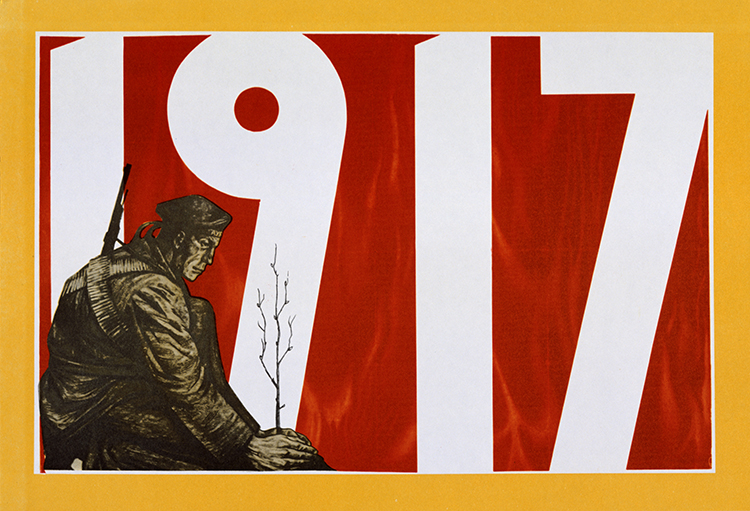 Decisive year: a Soviet propaganda poster, c.1917. © Heritage Images/akg-images. 