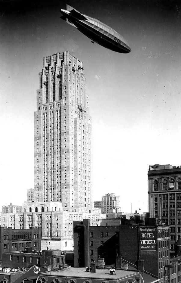 The R100 in Toronto, Canada, August 1930 The R100 in Toronto, Canada, August 1930