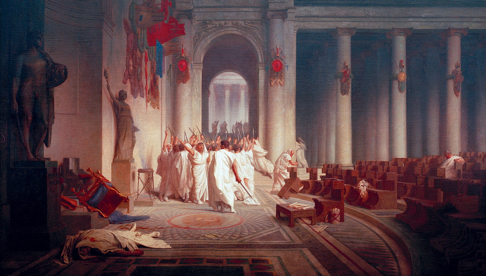 The Death of Caesar, by Jean-Léon Gérôme, 1867 © akg-images