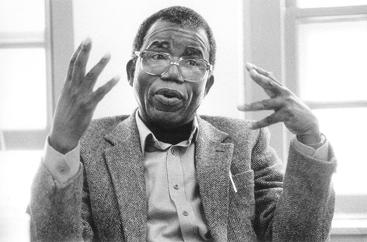 Chinua Achebe at the University of Massachusetts in Amherst, 1970s