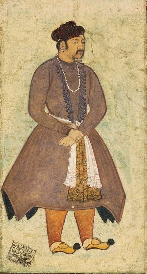 Late 16th century portrait of Akbar by Manohar
