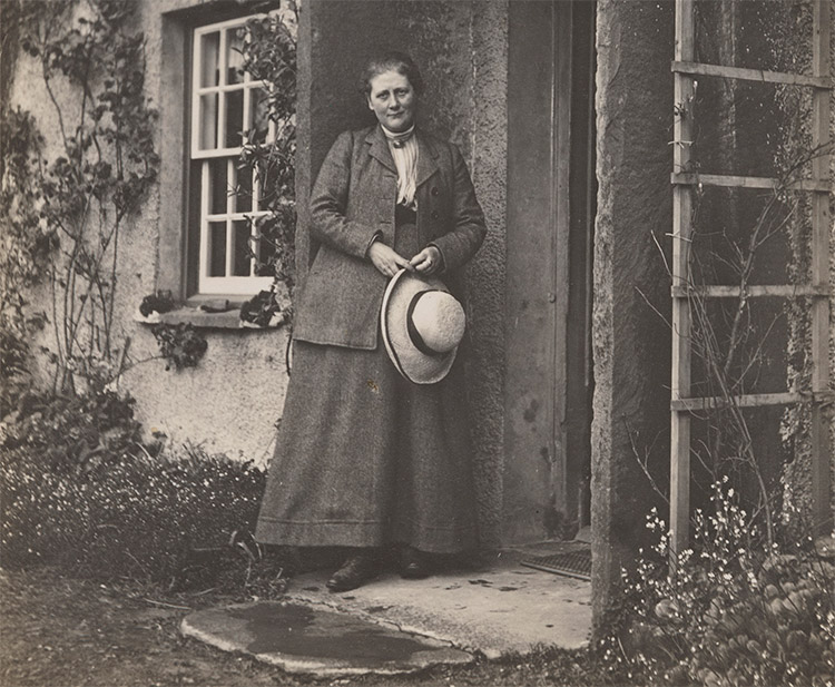 Cottage industry: Beatrix Potter at home in the Lake District, 1913.