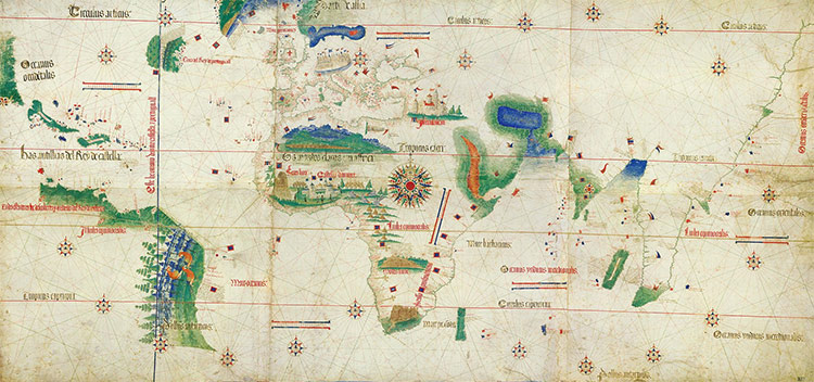 Alberto Cantino&#039;s world map (1502)