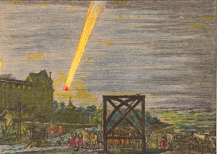Down to Earth: Comet over Nuremberg, 1680, by Johann Jakob von Sandrart