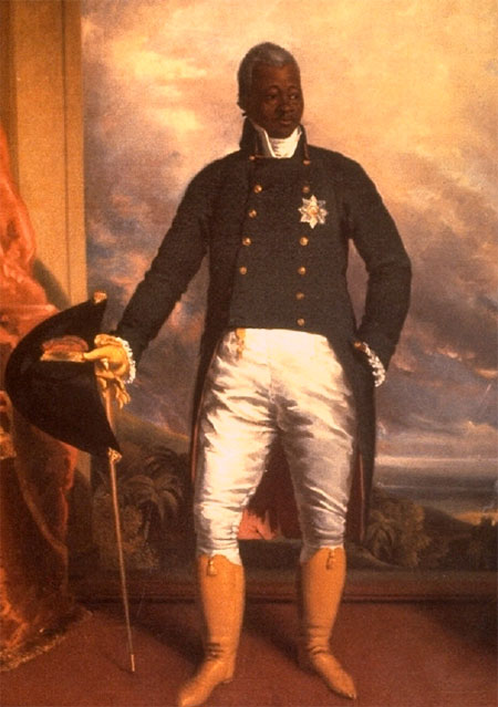 Portrait of Henri Christophe, King of Haiti. By Richard Evans, 1816