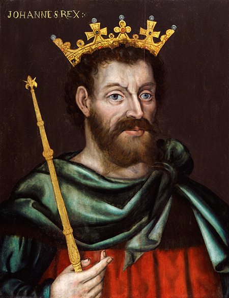 Portrait of King John by an unknown artist. c.1620. 