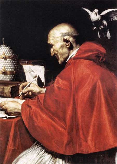 Portrait of Pope Gregory by José de Ribera