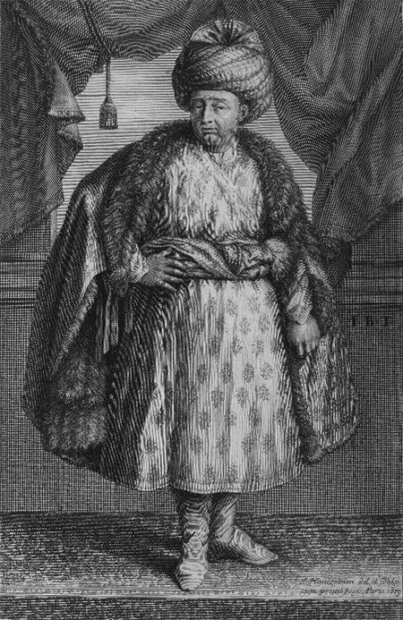 Jean-Baptiste Tavernier in oriental costume, 1679