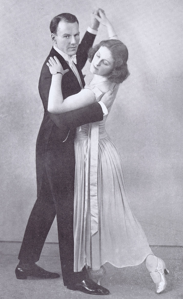 Victor Silvester with his partner Phyllis Clarke, the Dancing Champions of the World, 1922