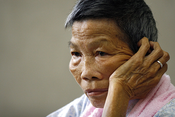 Eyewitness: villager Romen Bose Tham, pictured in 2008. Getty Images/AFP