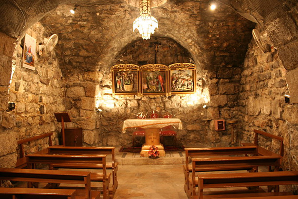 Chapel of Saint Ananias, Damascus, Syria, dans immagini sacre chapel