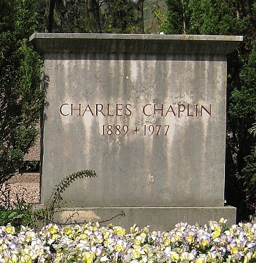 Chaplin's grave in Switzerland
