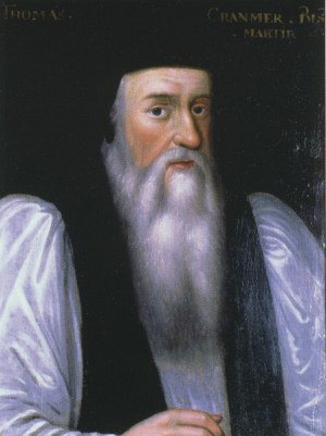 Portrait of Cranmer after Henry VIII's death by an unknown artist