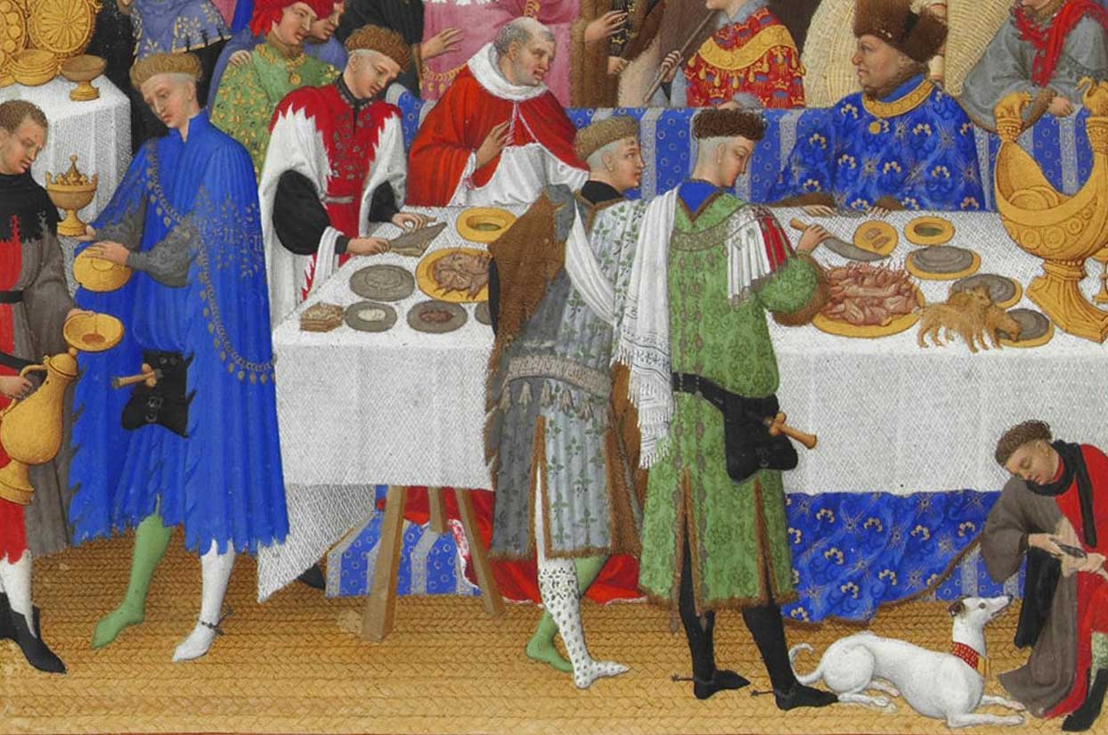 Detail from Très Riches Heures du duc de Berry. Wiki Commons.