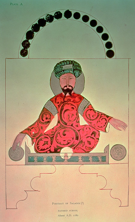 Portrait of Saladin.