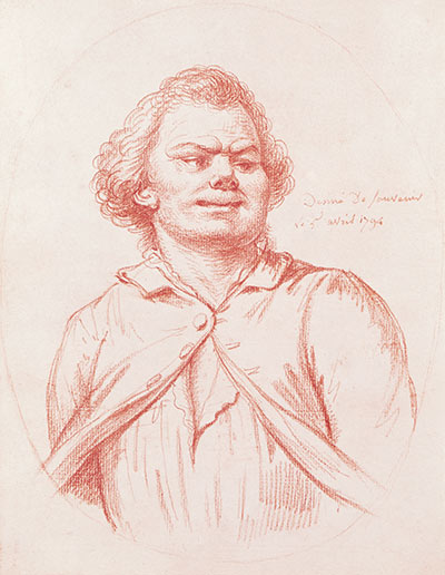 Georges Danton, a rival of Saint-Just, is led to his execution, 1794. Chalk sketch by Pierre Wille. (Musée Carnavalet / Bridgeman Images)
